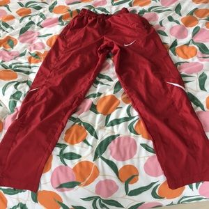 Nike red sweats